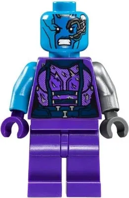 LEGO® Minifigure Super Heroes sh0386 Nebula Dark Azure Head Torn Outfit