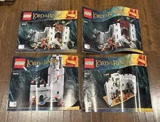 Lego Lord Of The Rings 9474 The Battle of Helm's Deep Instruction Manuals Only