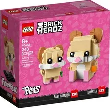LEGO Brickheadz Pets: Hamster & Baby Hamster (40482)