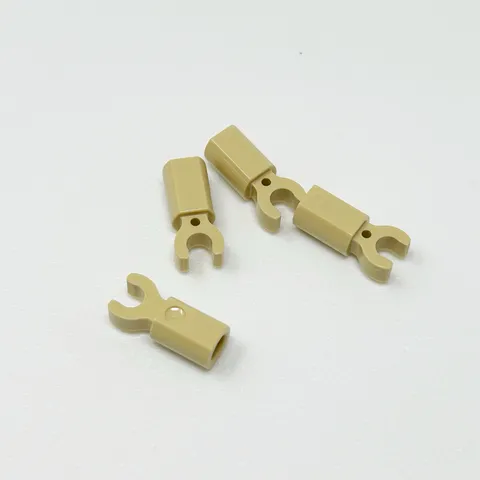 11090 LEGO Parts Bar Holder w/ Clip TAN (4)