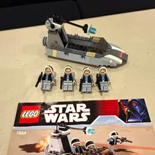 LEGO Star Wars 7668 Rebel Scout Speeder 82pc 4 Minifigs No Box