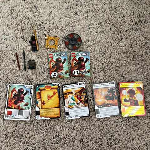 LEGO NINJAGO NRG Cole Spinner Set 9572, All Original Pieces and Cards