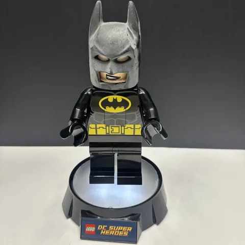 LEGO DC SUPER HEROES BATMAN LED LITE Torch NiteLite Night Light 8" Minifig HTF