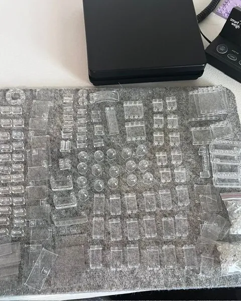 LEGO Clear Translucent Parts Lot – Domes, Windshields, Doors, Windows & Bricks