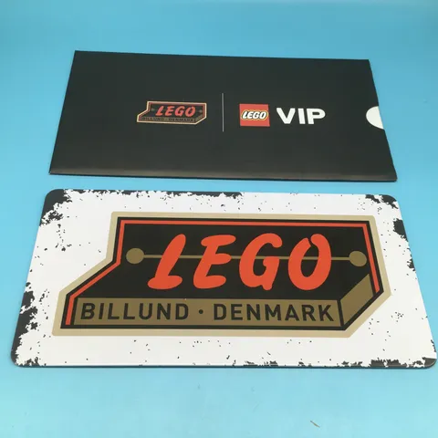 LEGO 5007016 Vintage 1950'S RETRO TIN Sign (VIP Exclusive) New in Sleeve