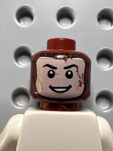 LEGO The Flash Dual-Sided Replacement Head 3626pb2018 Damaged