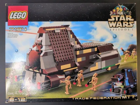 2000 LEGO Star Wars 7184 Trade Federation MTT – Complete w/ Box & Instructions!