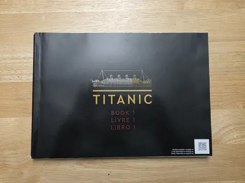 LEGO 10294 Titanic Building Instructions Set Booklets Instruction Manuals 1 2 3