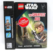 LEGO Star Wars: The Greatest Jedi Book w/ Luke Skywalker Minifigure Disney New