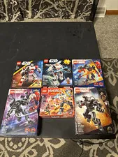 LEGO Star Wars, Marvel, and Ninjago Mech Armor Set Bundle LOT OF 6 FOR 55$
