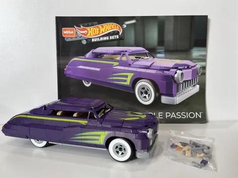 MEGA Hot Wheels HDJ96 Purple Passion Building Set with Instructions