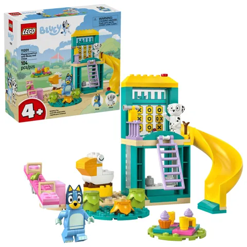 New & Sealed Lego Bluey Playground Fun with Bluey and Chloe Building Set 11201