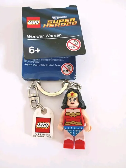 LEGO Keychain DC Universe Super Heroes WONDER WOMAN (853433) New with Tag