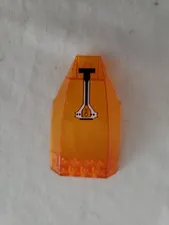 LEGO Part Windscreen Curved TRANS ORANGE APPROX 3" BY 2"