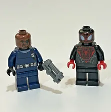 LEGO Miles Morales & Nick Fury Minifigure Bundle SH0190 SH0056