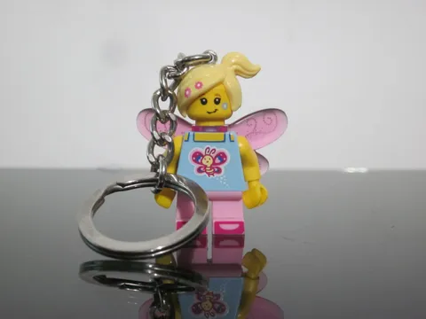 Lego 853795 Butterfly Girl Key Chain Collectible Minifigure Key Ring Accessory