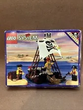 1992 LEGO Pirates Raft Raiders 6261 NEW SEALED Vintage Box Wear Read Info
