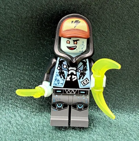LEGO Ninjago Scott Prime Empire Minifigure w/ Hood, Blades and Dual Head njo0558