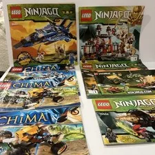 Lot Of 8 Lego Instruction Books Ninjago Chima Kids