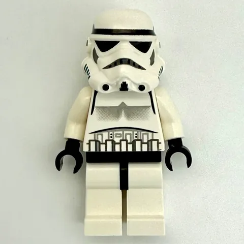 Lego Imperial Stormtrooper Black Head Dotted Mouth Helmet Mini Figure