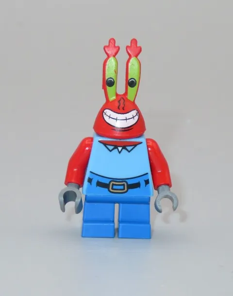 LEGO Mr Krabs Grin Spongebob minifigure 3833 Krusty Krab Adventure