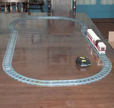 LEGO 2006 plastic Train Track Bulk Lot w/ Car & Remote Light Gray White/Red