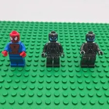 LEGO Marvel Spider-Man & 2 Ultron Sentry Minifigure Lot Genuine LEGO