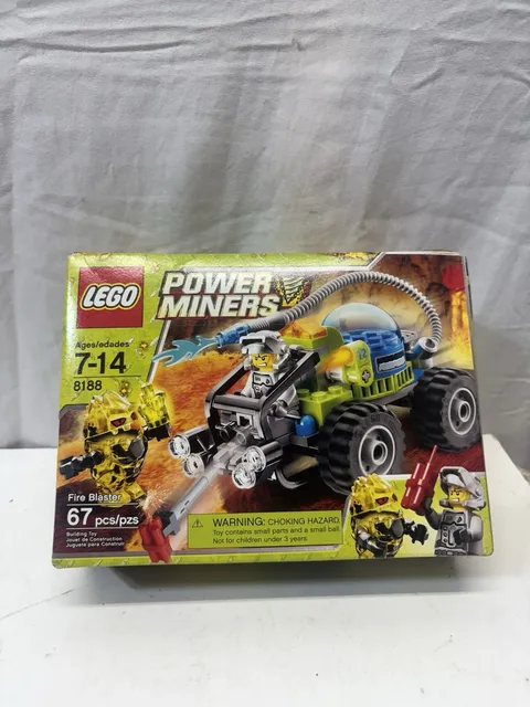 Lego Power Miners Fire Blaster 8188 Combustix 2010 New Sealed
