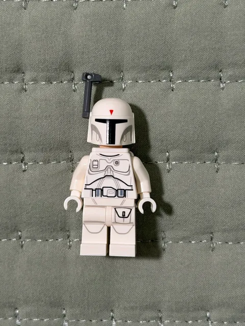 LEGO Star Wars Boba Fett White Prototype sw0631 Authentic Minifigure