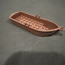 Lego Pirates Dark Brown Row Boat Brand New!