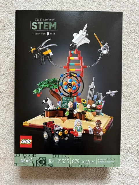 NEW LEGO Ideas #063 The Evolution of Stem 21355 879 Pieces Building Toy Set NIB