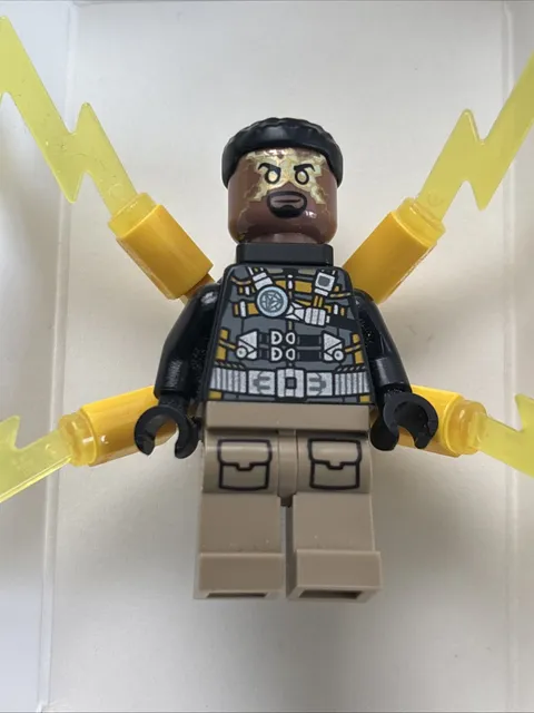 Lego Electro Minifigure #sh0945 Set #76280 Spider-Man vs. Sandman