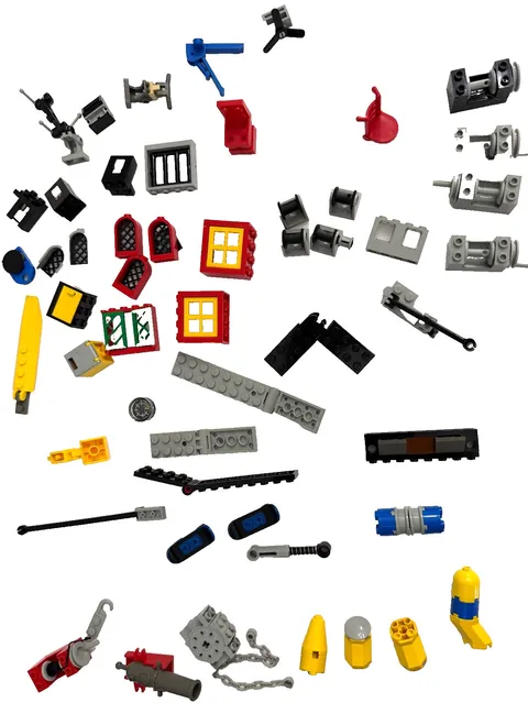 LEGO Vintage Town Window Frame Cannon Winch Compass Shutter Specialty Bulk Lot
