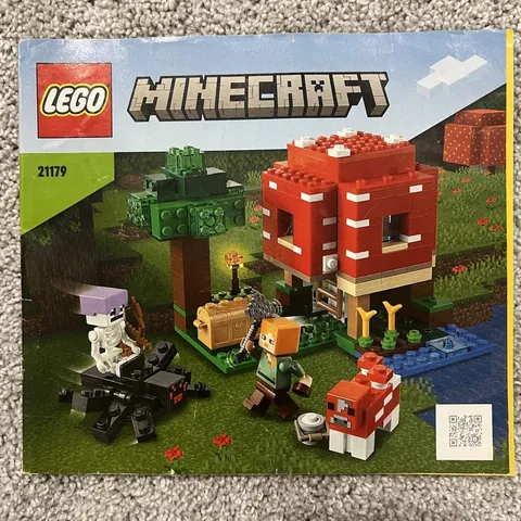 LEGO Minecraft Mushroom House 21179 Instruction Manual ONLY