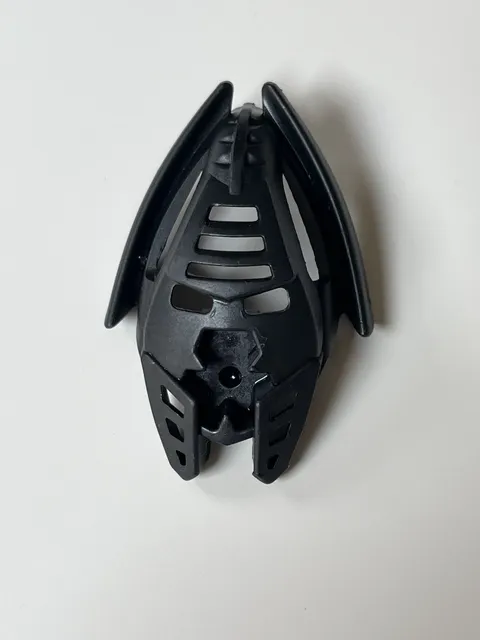 LEGO Bionicle Kraahkan Mask Pearl Black 6 Hole Makuta Kanohi Part #44815a