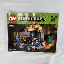 LEGO Minecraft The Dungeon 21119 Instruction Manual ONLY Booklet No Bricks