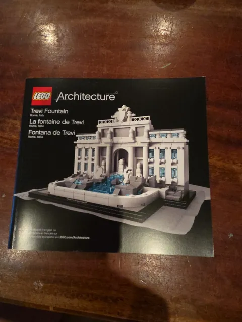 21020 LEGO INSTRUCTION BOOK ONLY manual for Architecture Trevi Fountain
