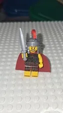 Lego col147 Roman Commander - Minifigure -Collectible/Series 10-Crest red plumes