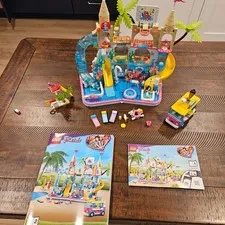 Lego Friends Summer Fun Water Park #41430 No Box, Missing ONE Piece