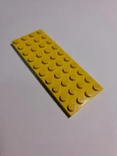 Vintage 3030 LEGO Yellow 4x10 Plate Baseplate Genuine 1970s 1980s