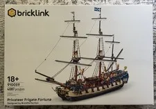 LEGO Bricklink Series 7 Privateer Frigate Fortuna 910059 New and Factory Sealed