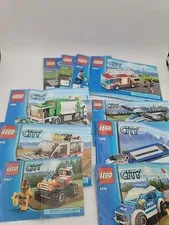 LEGO City Instruction Manuals Lot of 12 Mixed Sets Booklets Guides