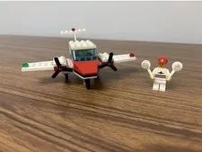 LEGO Town: Turbo Prop Airplane (6687) with figures and instructions Used