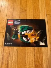 Lego Studios Dino Head Attack (1354) Instruction Booklet Only