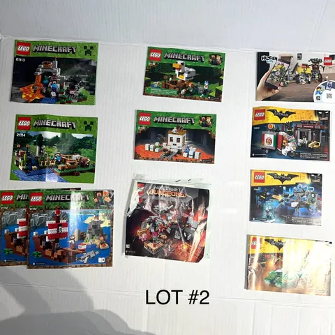 LOT of LEGO Instruction Manuals ONLY (no legos) Lot #2