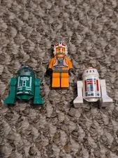 Lot 3 Lego Star Wars Minifigures Minifig Jek Porkins Astromech R3-D5 R5-D4 R5-D8