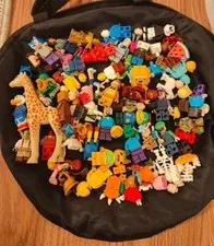 LEGO Bulk Mixed Parts Lot, Bricks Plates, Minifigures, & Partial Animal Crossing