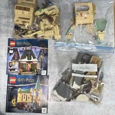 LEGO Harry Potter 76387 76388 Hogwarts Fluffy Honeydukes Parts Lot Manuals