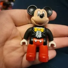 Lego Duplo Figure DISNEY MICKEY MOUSE TUX Bow Tie Jacket Black