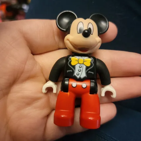 Lego Duplo Figure DISNEY MICKEY MOUSE TUX Bow Tie Jacket Black